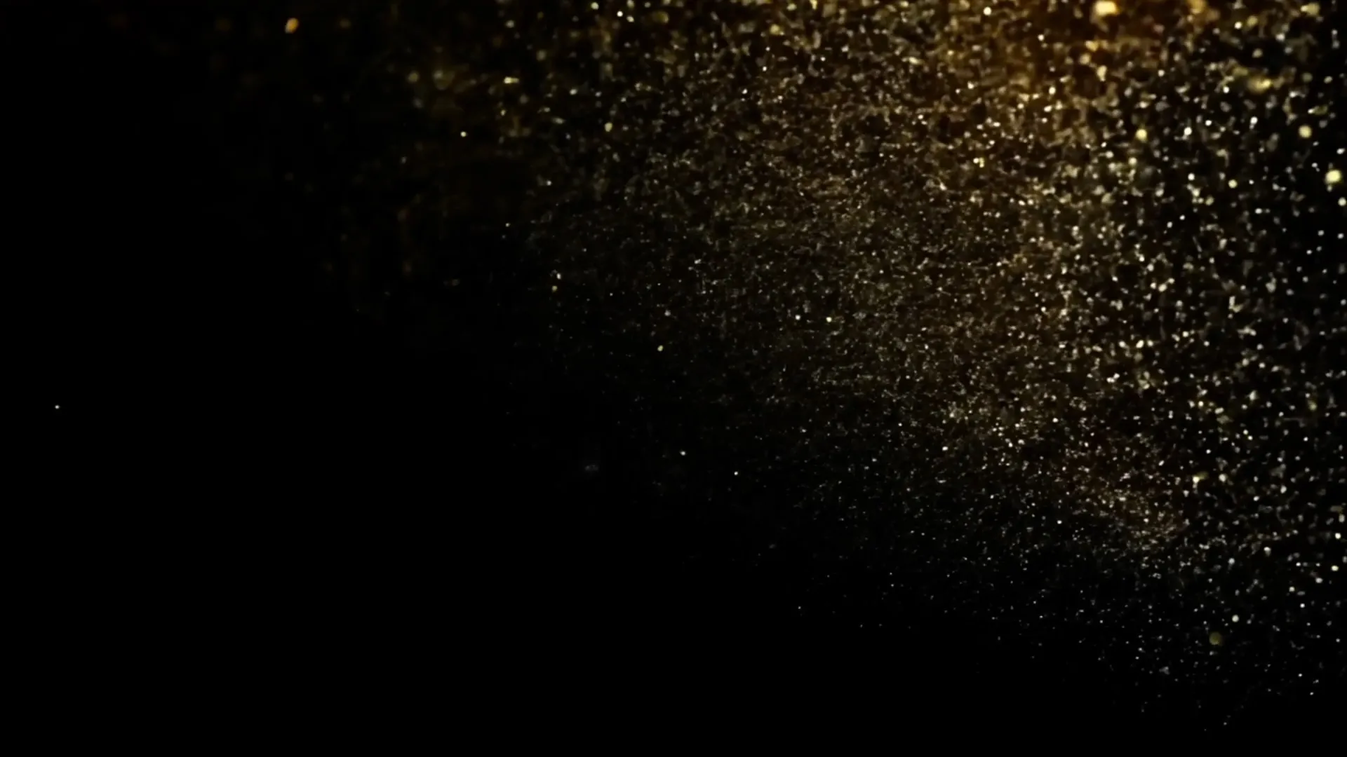 Luxurious Golden Particles Creative Overlay